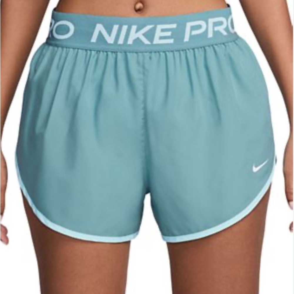 NIKE Women's Pro Tempo Mid-Rise Shorts Size XL